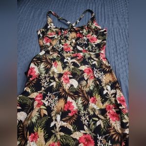 Collectif hibiscus sarong dress xs (uk 8)